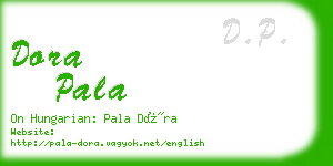 dora pala business card